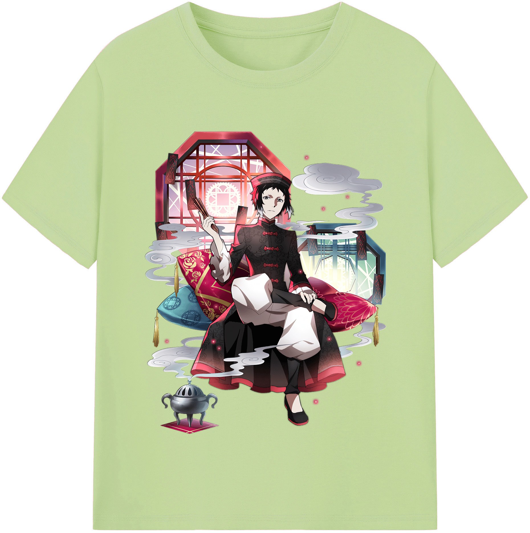 （画像用） 文豪ストレイドッグス Bungo Stray Dogs 綿100％半袖Tシャツ（フロントプリント）
